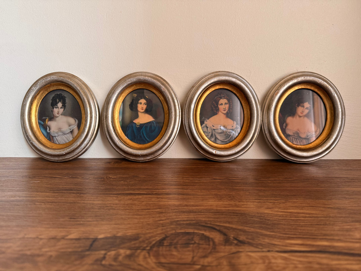 Wooden 4 frames by. Berkeley House made in italy 1960s