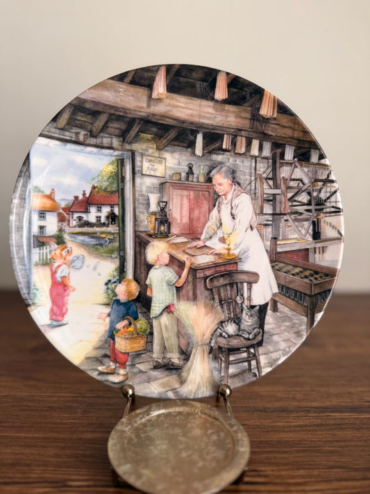 The Candle Maker plate - Royal Doulton England 1991