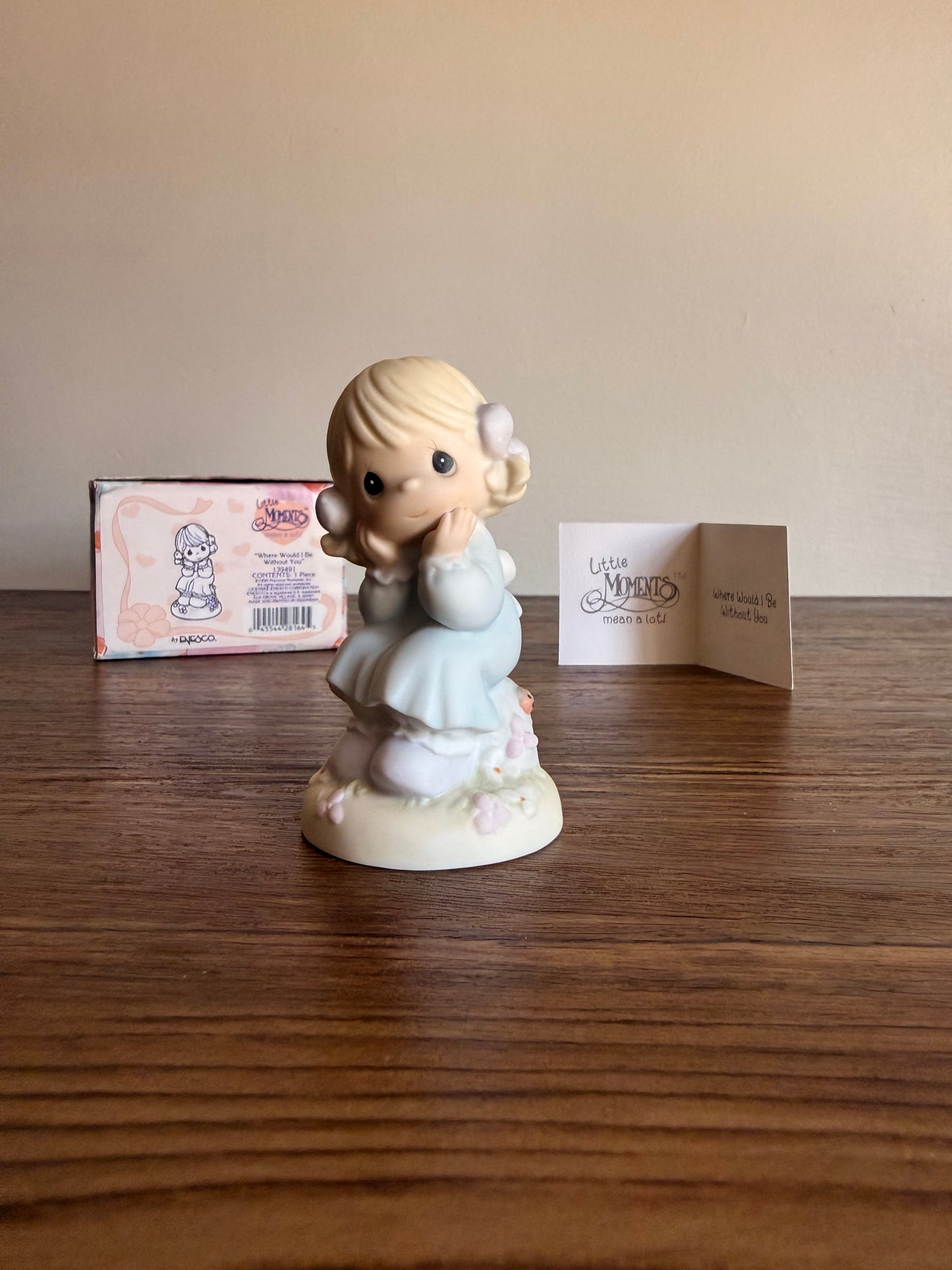 porcelain girl figure by Precious Moment- Indonesia 1996