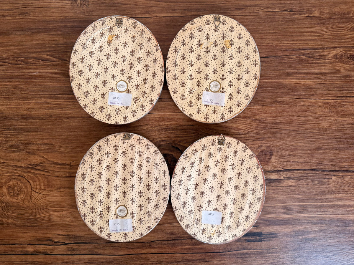 Wooden 4 frames by. Berkeley House made in italy 1960s