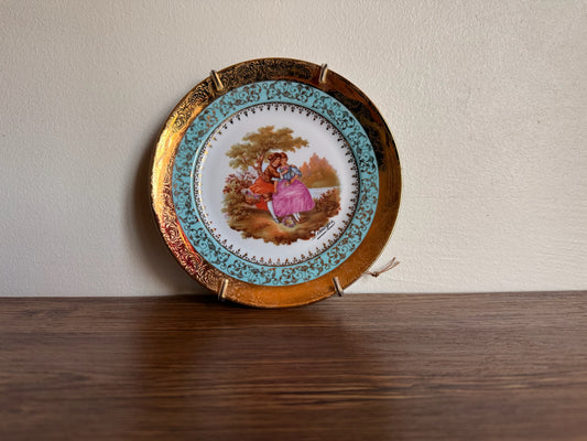 plate hanging wall with holder Made By B & C 1950S